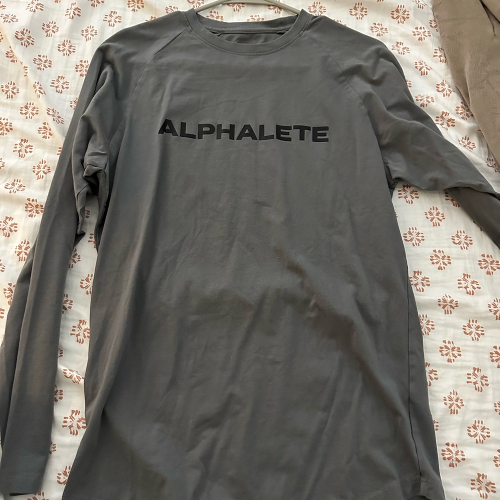 Gray Alphalete Long sleeve